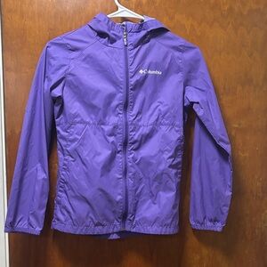 Columbia Kids Raincoat in Vibrant Purple
